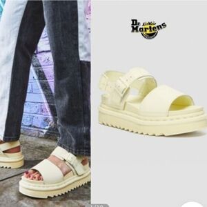 BRAND NEW DR. MARTENS VOSS MONO DOUBLE STRAP OPEN TOE SANDAL